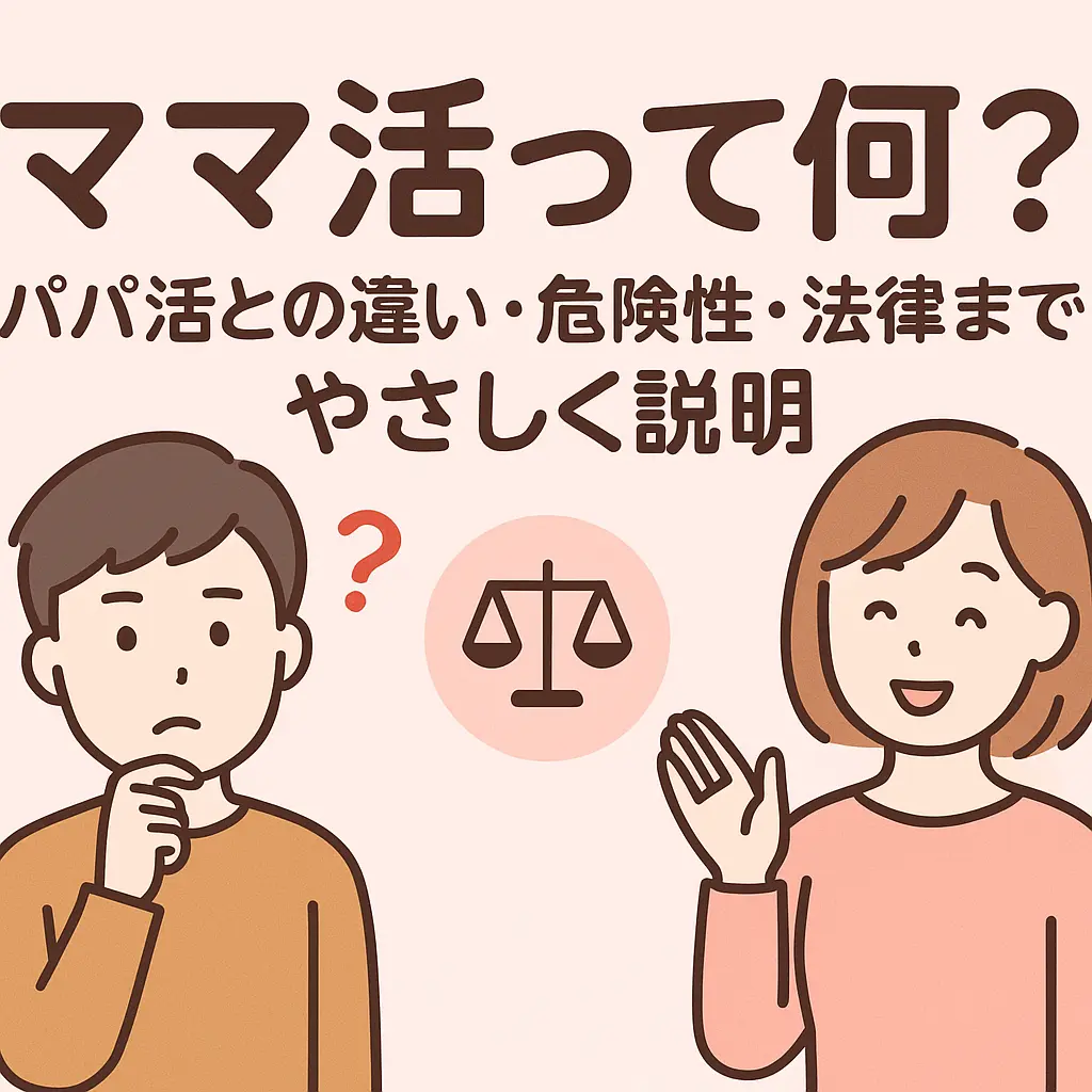 ママ活って何？